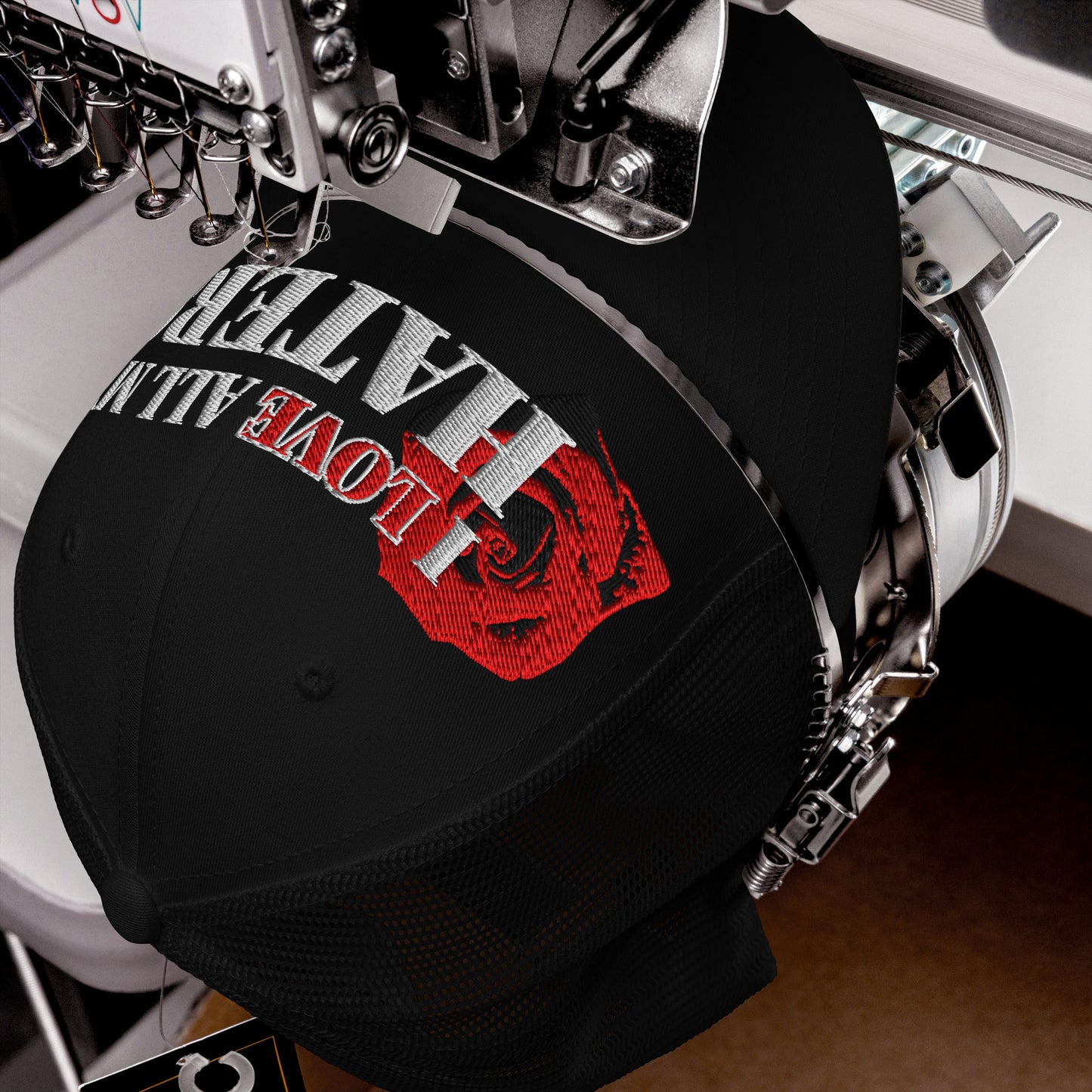 The "I LOVE ALL MY HATERS" Trucker Hat by Retired Rock Star™