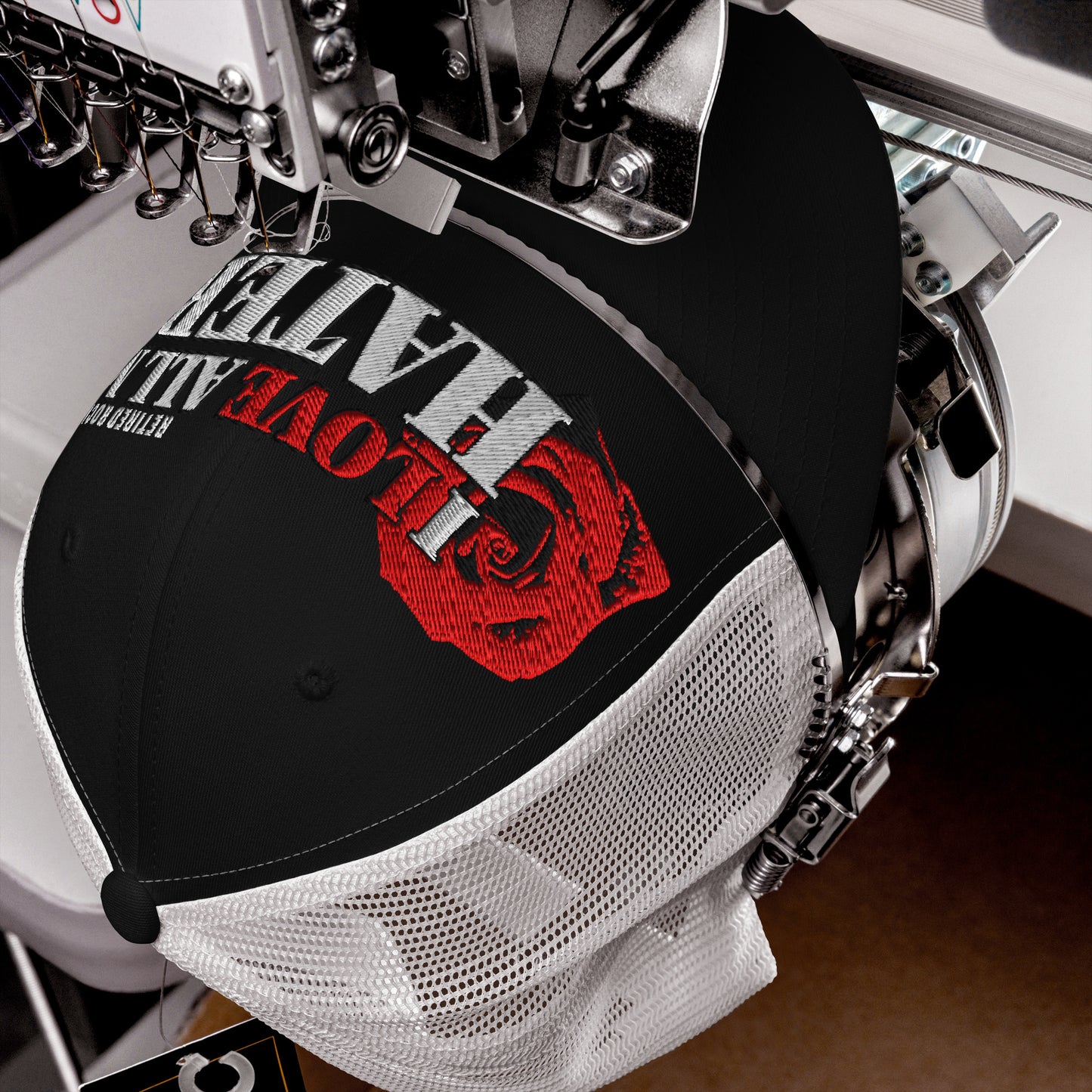 The "I LOVE ALL MY HATERS" Trucker Hat by Retired Rock Star™