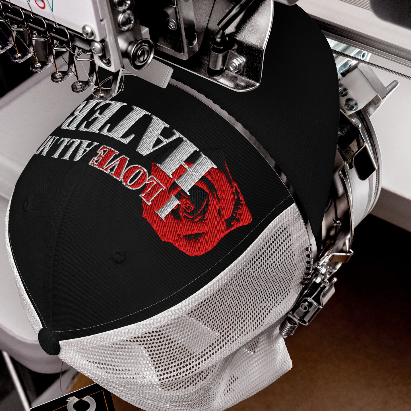 The "I LOVE ALL MY HATERS" Trucker Hat by Retired Rock Star™