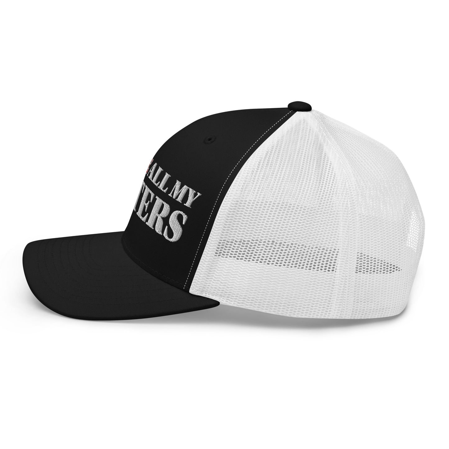 The "I LOVE ALL MY HATERS" Trucker Hat by Retired Rock Star™