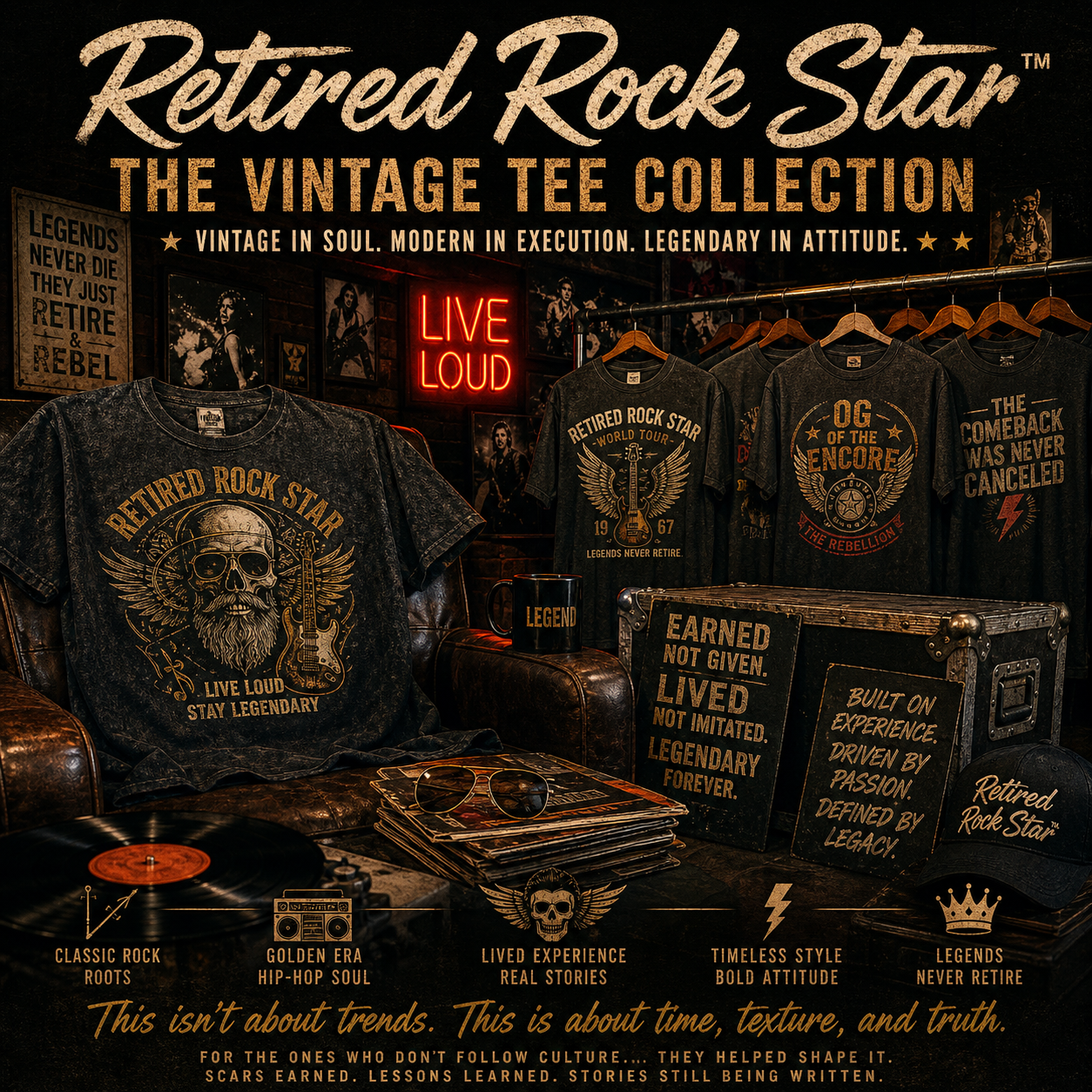 Retired Rock Star™ — The Vintage Tee Collection