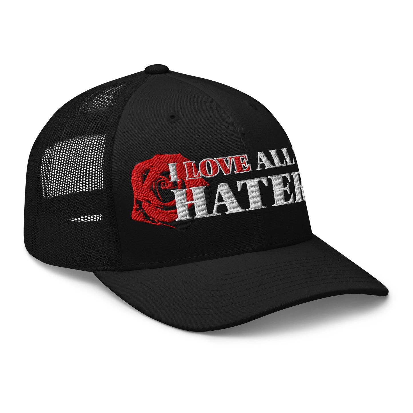 The "I LOVE ALL MY HATERS" Trucker Hat by Retired Rock Star™