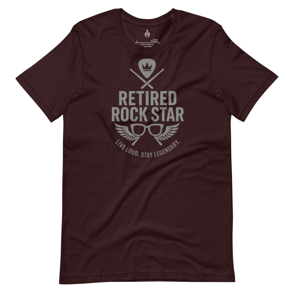 Retired Rock Star™ "Limited Edition" Ox Blood Tee