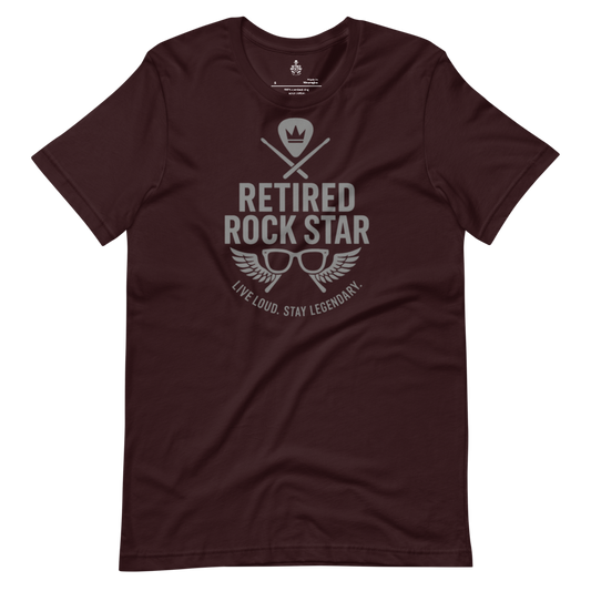 Retired Rock Star™ "Limited Edition" Ox Blood Tee